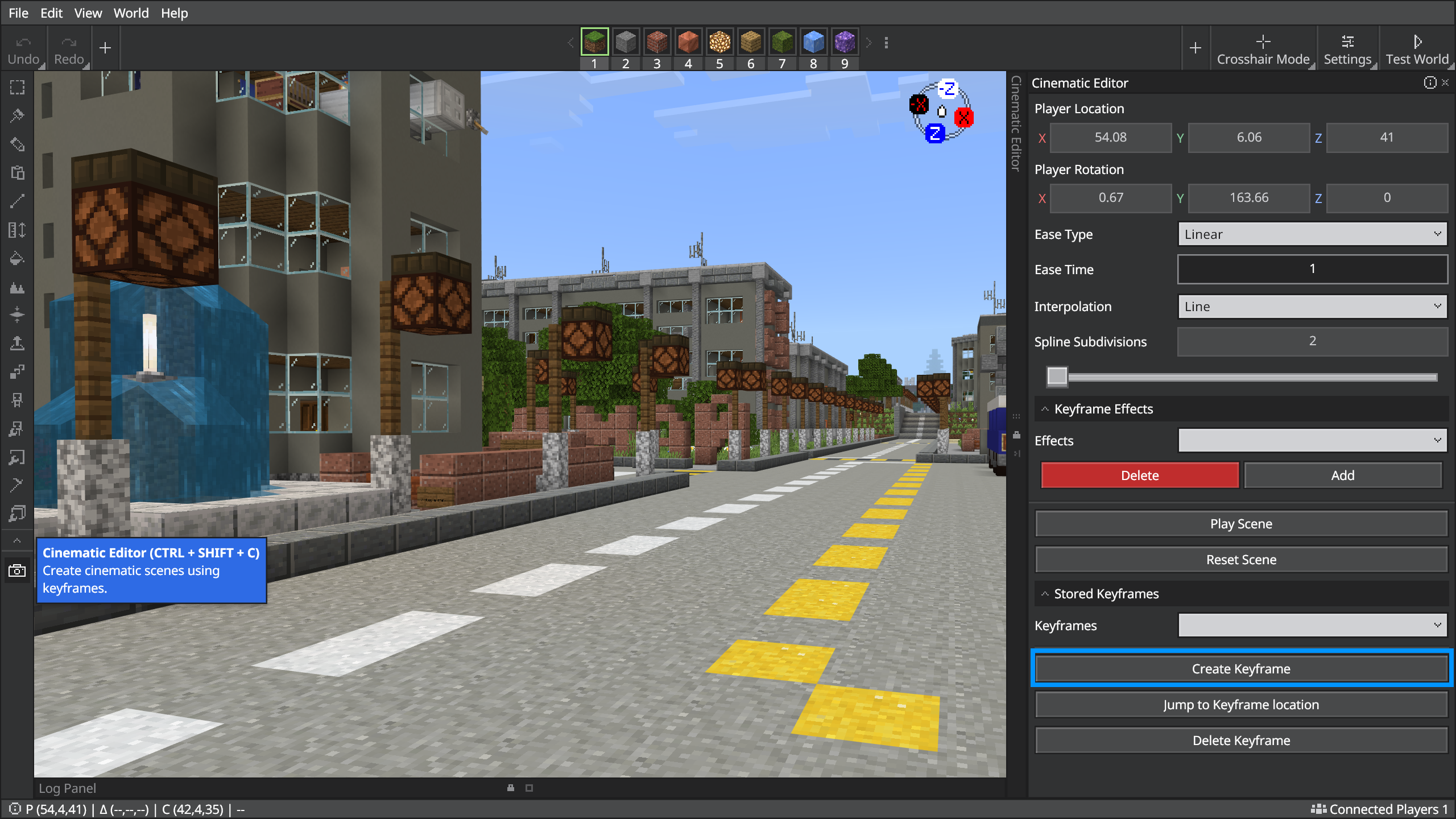 Create a scene with editor v2