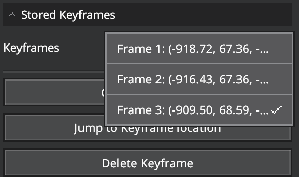 keyframes dropdown