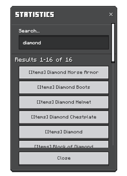 search screen